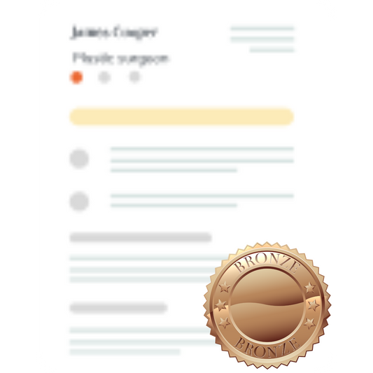 Bronze Healthcare Resume Package (Resume)