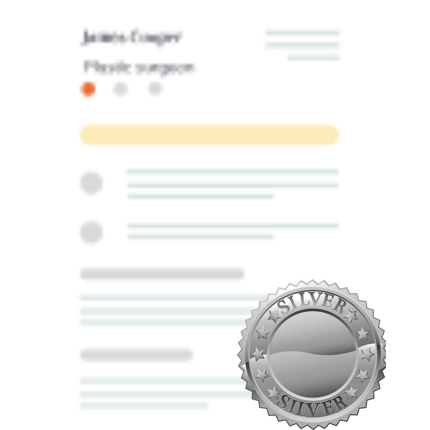 Silver Healthcare Resume Package (Resume + Cover Letter)